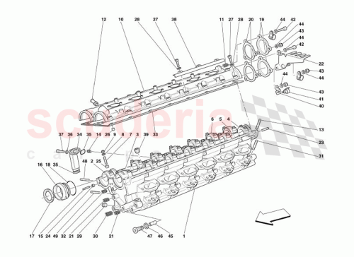 Part Diagram for Ferrari 154206