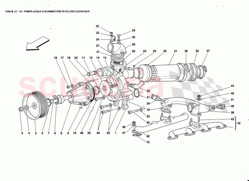 Part Diagram for Ferrari 154445