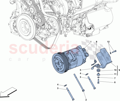 Part Diagram for Ferrari 270175