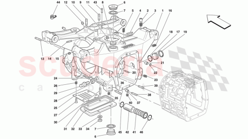 Part Diagram for Ferrari 111000