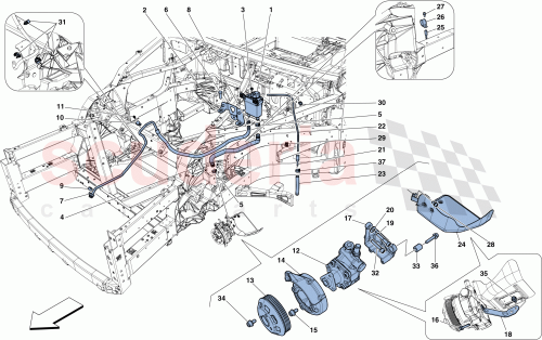 Part Diagram for Ferrari 265097