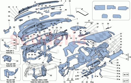 Part Diagram for Ferrari 85856200