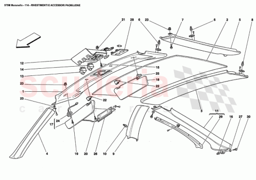 Part Diagram for Ferrari 183233