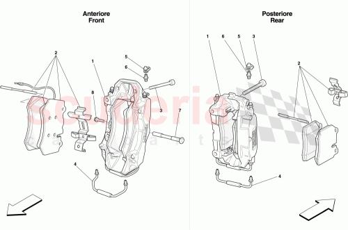 Part Diagram for Ferrari 234488