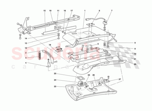 Part Diagram for Ferrari 65258900