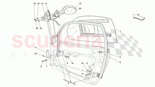 Part Diagram for Ferrari 65984100