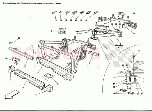 Part Diagram for Ferrari 67607300