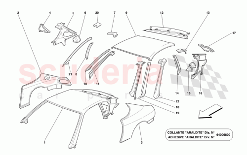 Part Diagram for Ferrari 65602800