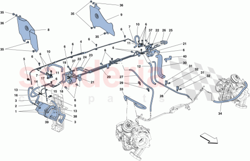 Part Diagram for Ferrari 291408