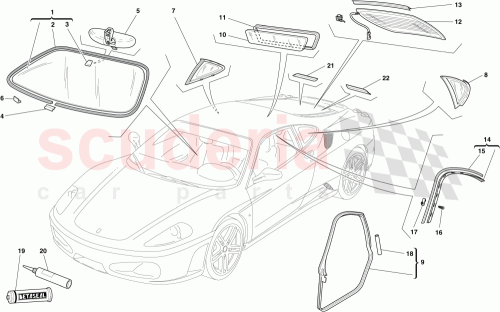 Part Diagram for Ferrari 68074900