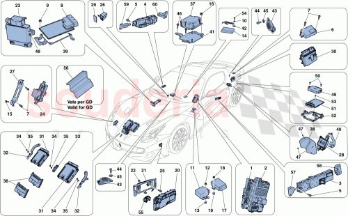 Part Diagram for Ferrari 257695