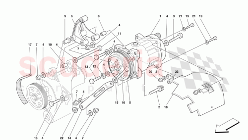 Part Diagram for Ferrari 160945