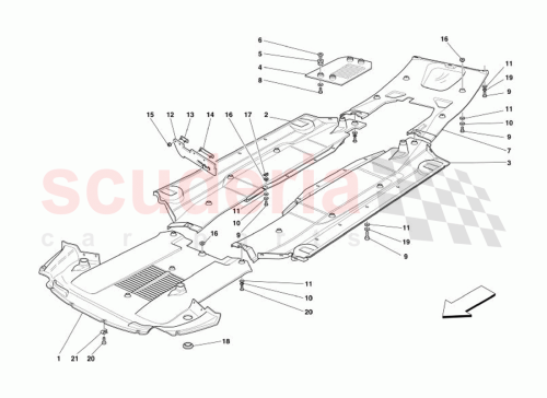 Part Diagram for Ferrari 65364200