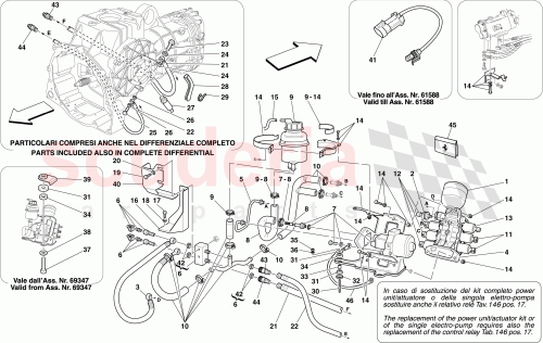 Part Diagram for Ferrari 224398