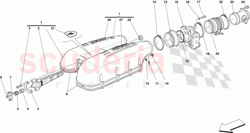 Part Diagram for Ferrari 220355