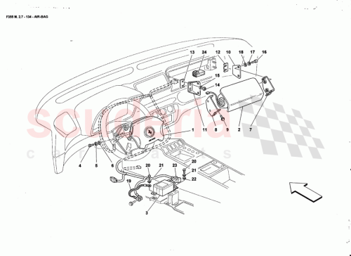 Part Diagram for Ferrari 63941500
