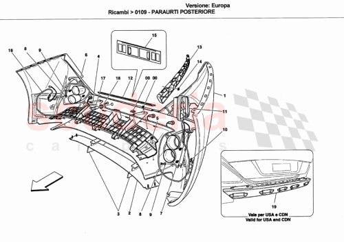 Part Diagram for Ferrari 82548200