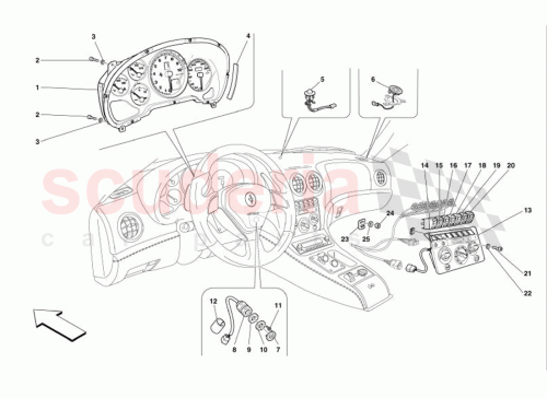Part Diagram for Ferrari 215312