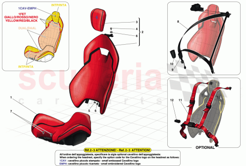 Part Diagram for Ferrari 85888200