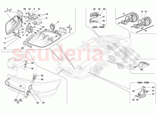 Part Diagram for Ferrari 65515300