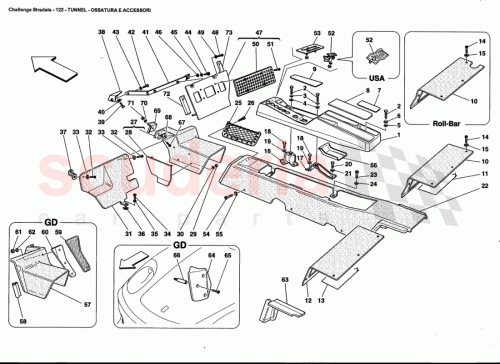 Part Diagram for Ferrari 67493100