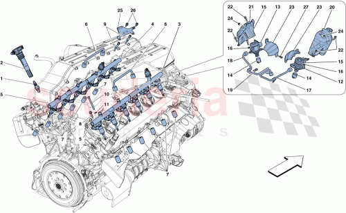 Part Diagram for Ferrari 260167