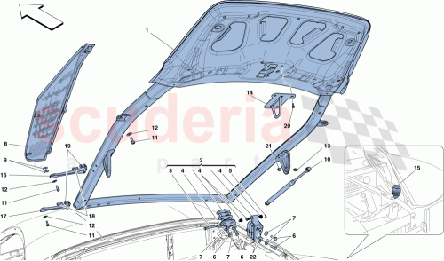 Part Diagram for Ferrari 86026200