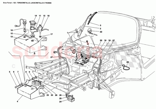 Part Diagram for Ferrari 67405500
