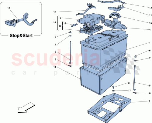 Part Diagram for Ferrari 273942