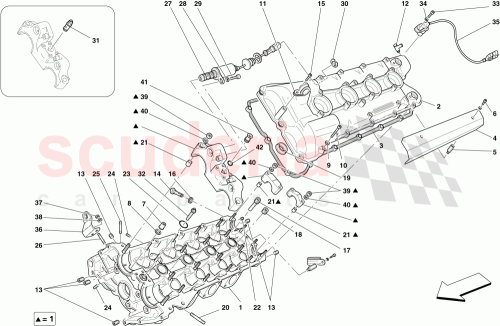 Part Diagram for Ferrari 204808