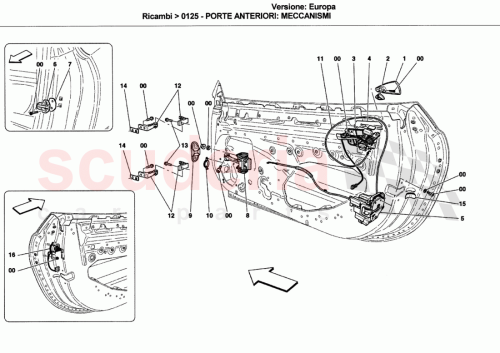 Part Diagram for Ferrari 69978700