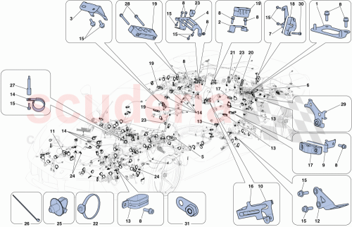 Part Diagram for Ferrari 297562
