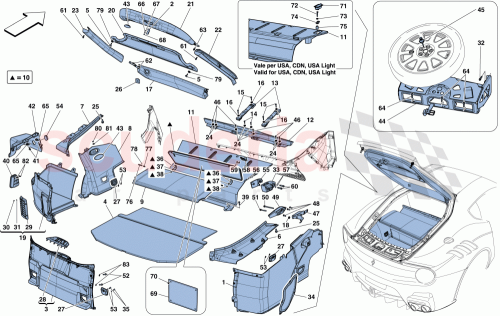 Part Diagram for Ferrari 87519800