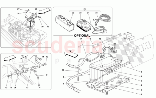 Part Diagram for Ferrari 164831