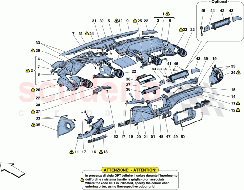 Part Diagram for Ferrari 89167300