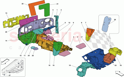 Part Diagram for Ferrari 82299600