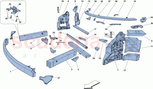 Part Diagram for Ferrari 301350
