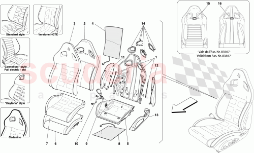Part Diagram for Ferrari 69778000