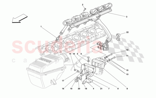 Part Diagram for Ferrari 154490