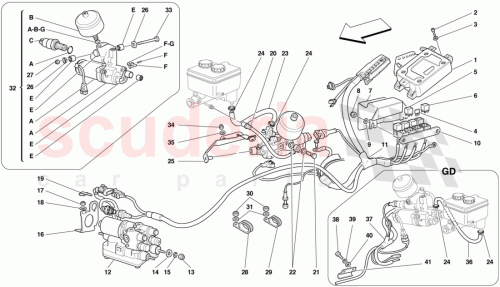 Part Diagram for Ferrari 154669