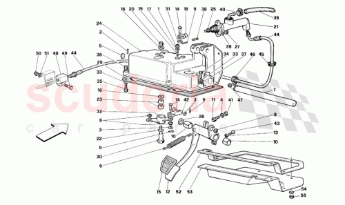 Part Diagram for Ferrari 113500