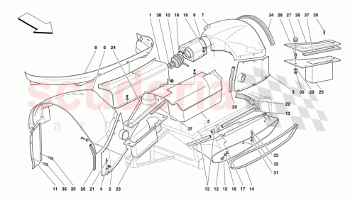 Part Diagram for Ferrari 60888500
