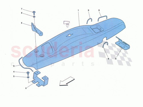 Part Diagram for Ferrari 83522200