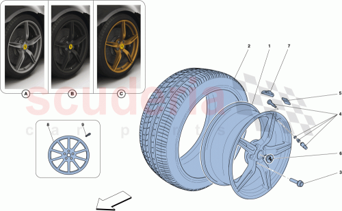 Part Diagram for Ferrari 300467