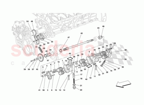 Part Diagram for Ferrari 141837