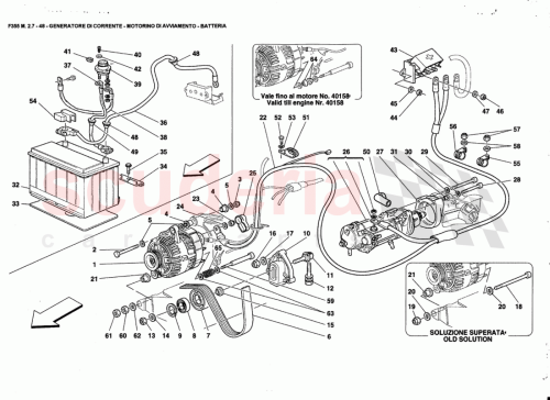 Part Diagram for Ferrari 126672