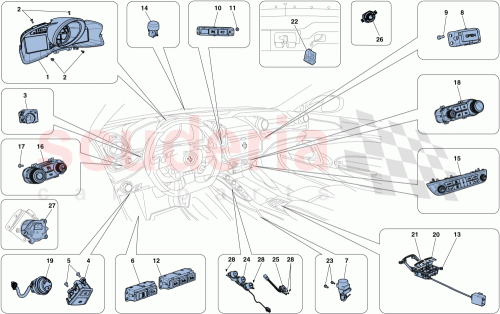 Part Diagram for Ferrari 339971