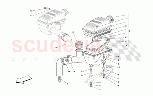 Part Diagram for Ferrari 162419