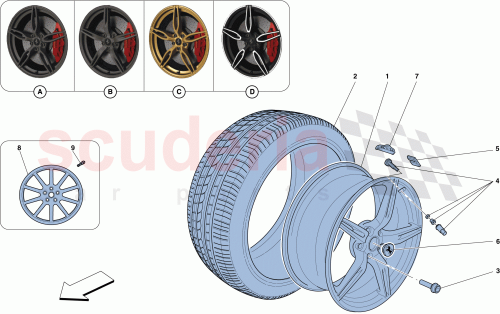 Part Diagram for Ferrari 310802