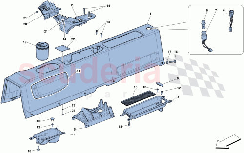 Part Diagram for Ferrari 85883100